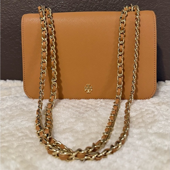 Tory Burch Tan Leather Shoulder Bag - Picture 2 of 11